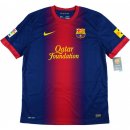 1ª Equipación Replica Camiseta Barcelona Retro 2012 2013 Azul Rojo