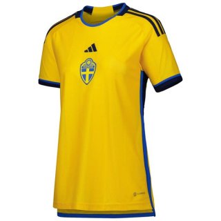 Camiseta Suecia 1ª Equipación Mujer 2022-2023