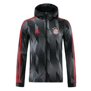 Rompevientos Bayern 2021-2022 Negro Rojo