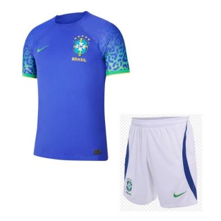 Camiseta Brasil 2ª Equipación Niño 2022-2023