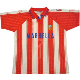 1ª Equipación Replica Camiseta Atlético Madrid Retro 1995 1996 Rojo