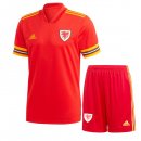 1ª Equipación Camiseta Gales Niño 2020 Rojo