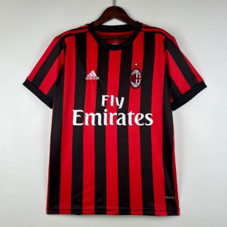 Tailandia Camiseta AC Milan 1ª Equipación Retro 2017-2018