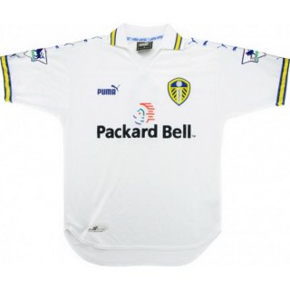 1ª Equipación Replica Camiseta Leeds United Retro 1999 2000 Blanco