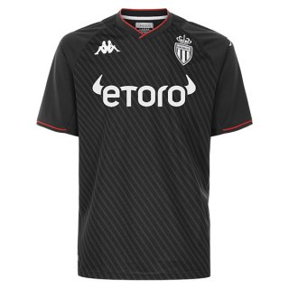 2ª Equipación Replica Camiseta AS Monaco 2021-2022 Negro