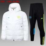 Abrigo Plumón Arsenal Conjunto Completo 2024-2025 Blanco Abrigo Plumón Arsenal Conjunto Completo 2024-2025 Blanco