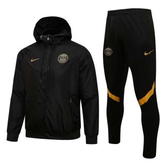 Rompevientos PSG 2022 Conjunto Completo Negro