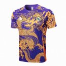 Camiseta Entrenamiento Real Madrid 2024-2025 Purpura Amarillo