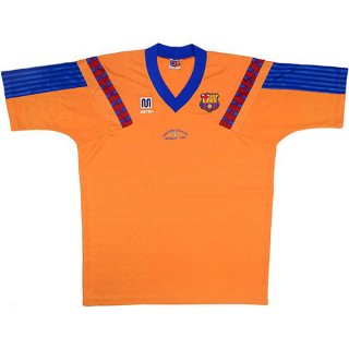 2ª Equipación Replica Camiseta Barcelona Retro 1991 1992 Naranja