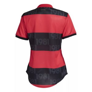 1ª Equipación Camiseta Flamengo Mujer 2021-2022 Rojo Negro