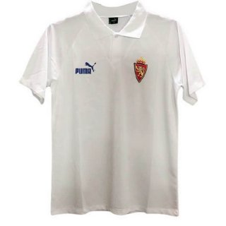 1ª Equipación Replica Camiseta Real Zaragoza Retro 1994 1995 Blanco