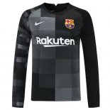 Replica Camiseta Barcelona Portero ML 2021-2022 Negro