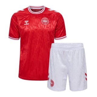 Camiseta Danimarca 1ª Equipación Niño 2024