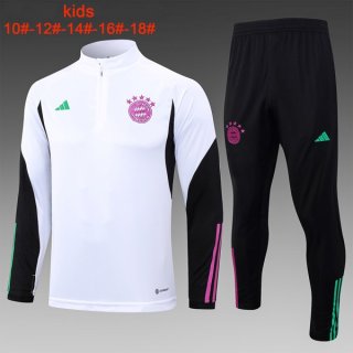 Ninos Sudadera De Training Bayern Munich 2024 Blanco