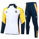 Chandal Real Madrid 2024-2025 Blanco Amarillo 3