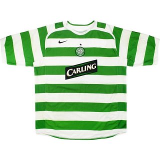 1ª Equipación Replica Camiseta Celtic Retro 2005 2006 Verde