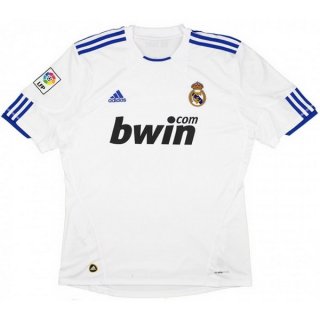 1ª Equipación Replica Camiseta Real Madrid Retro 2010 2011 Blanco