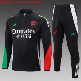 Niños Sudadera De Training Arsenal 2024-2025 Negro 3