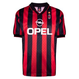 Tailandia Camiseta AC Milan 1ª Equipación Retro 1995 1996