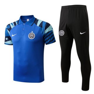 Polo Inter Milan Conjunto Completo 2022-2023 Azul