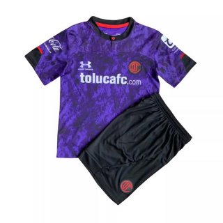 3ª Equipación Camiseta Toluca Niño 2021-2022 Purpura