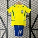 Camiseta Brasil 1ª Equipación Retro Niño 2002