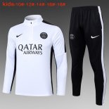 Ninos Sudadera De Training PSG 2024-2025 Blanco