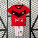 Camiseta Manchester United 1ª Equipación Retro Niño 2009 2010