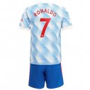 2ª Equipación Camiseta Manchester United NO.7 Ronaldo Niño 2021-2022