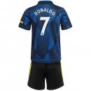 3ª Equipación Camiseta Manchester United NO.7 Ronaldo Niño 2021-2022