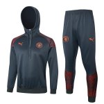 Sudadera Con Capucha Manchester City 2024 Gris Sudadera Con Capucha Manchester City 2024 Gris