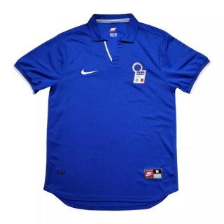 1ª Equipación Replica Camiseta Italy Retro 1998 Azul