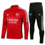 Sudadera De Training Arsenal 2022 Rojo Negro