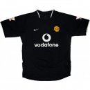 2ª Equipación Replica Camiseta Manchester United Retro 2003 2005 Negro