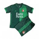 2ª Equipación Camiseta Feyenoord Rotterdam Niño 2021-2022 Verde