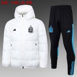 Abrigo Plumón Argentina Conjunto Completo 2024-2025 Blanco Abrigo Plumón Argentina Conjunto Completo 2024-2025 Blanco