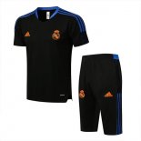 Camiseta Entrenamiento Real Madrid Conjunto Completo 2022 Negro Azul