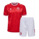 Camiseta Danimarca 1ª Equipación Niño 2024