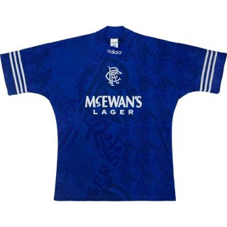 1ª Equipación Replica Camiseta Rangers Retro 1994 1996 Azul