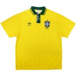 1ª Equipación Replica Camiseta Brasil Retro 1991 1993 Amarillo 1ª Equipación Replica Camiseta Brasil Retro 1991 1993 Amarillo