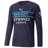 3ª Equipación Replica Camiseta Manchester City ML 2021-2022