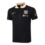 Polo Barcelona 2024-2025 Negro Amarillo 2