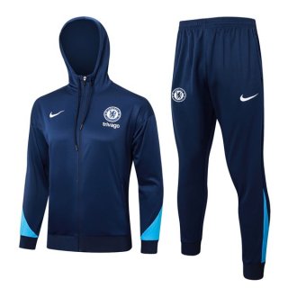 Chandal Con Capucha Chelsea 2024-2025 Azul 3