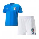 Camiseta Italia 1ª Equipación Niño 2022 Azul