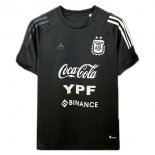 Replica Camiseta Argentina Pre-Match 2022-2023 Negro