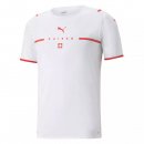 2ª Equipación Replica Camiseta Suiza 2021 Blanco