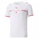 2ª Equipación Replica Camiseta Suiza 2021 Blanco