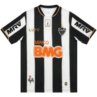 1ª Equipación Replica Camiseta Atlético Mineiro Retro 2013 Negro Blanco