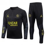 Sudadera De Training Paris Saint Germain 2023-2024 Negro