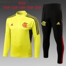 Ninos Chandal Flamengo 2022-2023 Amarillo Negro